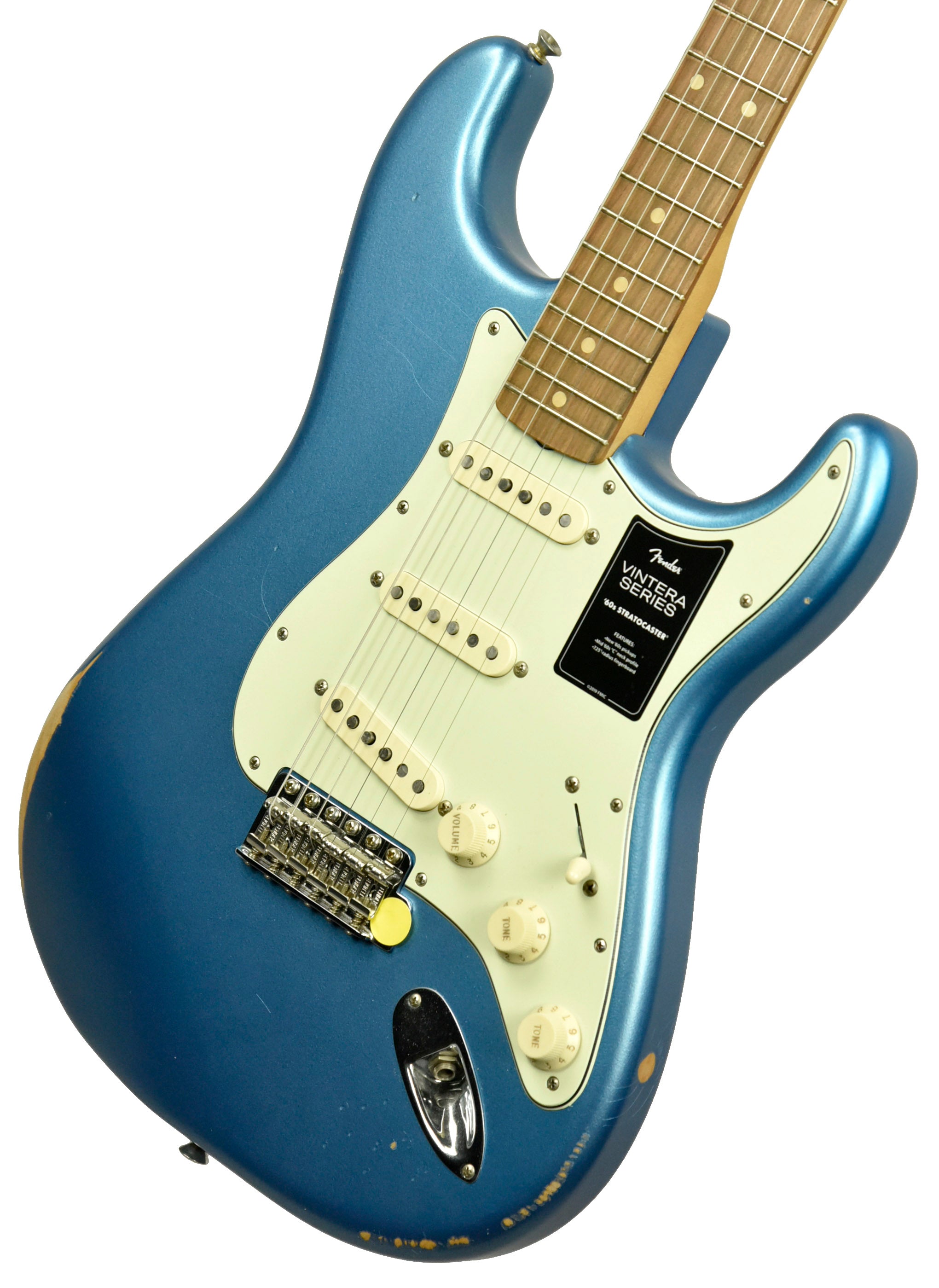 Used Fender Vintera Road Worn 60s Stratocaster in Lake Placid Blue