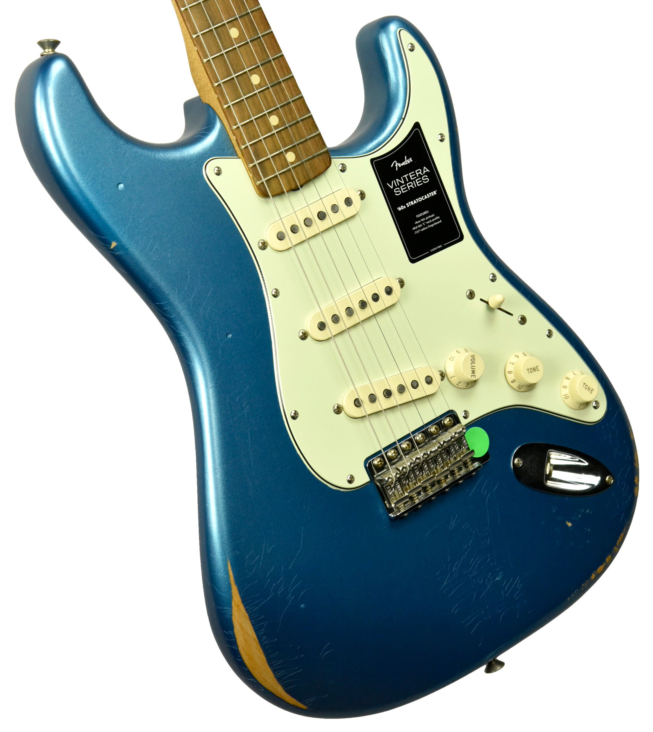 Fender Vintera Road Worn 60s Stratocaster in Lake Placid Blue