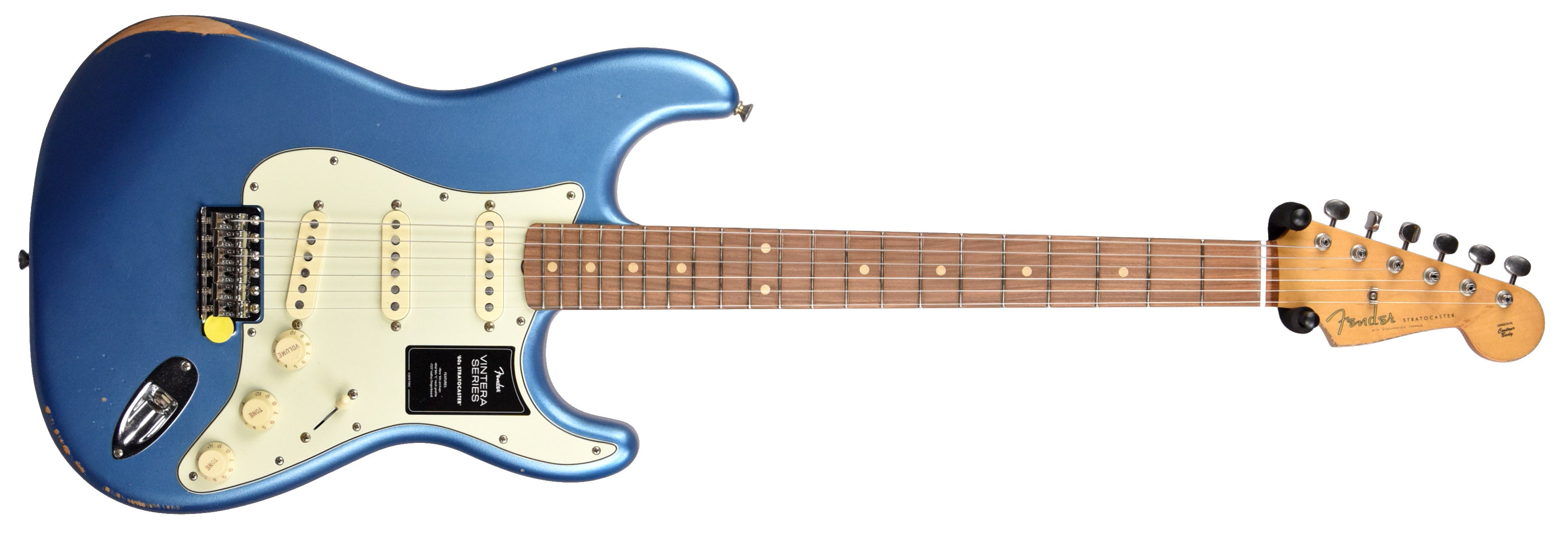 Fender Vintera Road Worn 60s Stratocaster in Lake Placid Blue