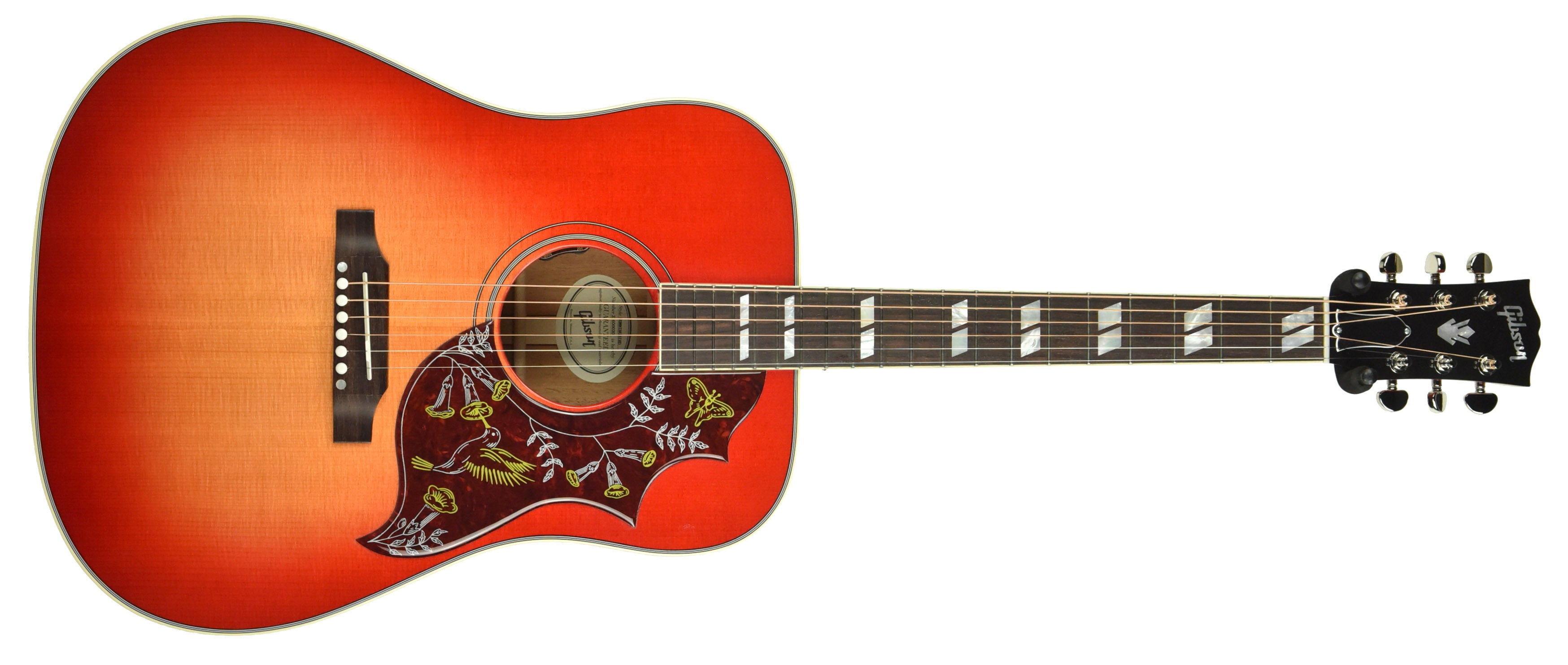 Gibson Montana Hummingbird Acoustic Guitar in Heritage Cherry