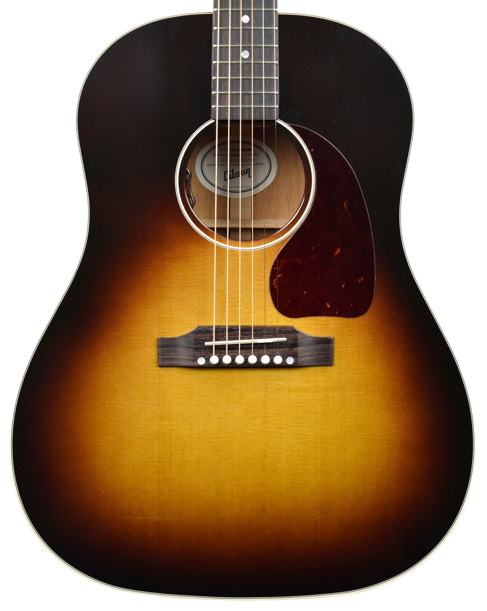 Gibson Acoustic J-45 Standard Acoustic Guitar in Vintage Sunburst