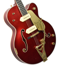 Gretsch Custom Shop Masterbuilt G6136-CS Red Falcon Relic by Stephen Stern in Candy Apple Red UC22042288 - The Music Gallery