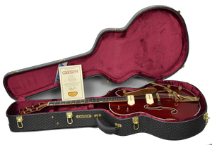 Gretsch Custom Shop Masterbuilt G6136-CS Red Falcon Relic by Stephen Stern in Candy Apple Red UC22042288 - The Music Gallery
