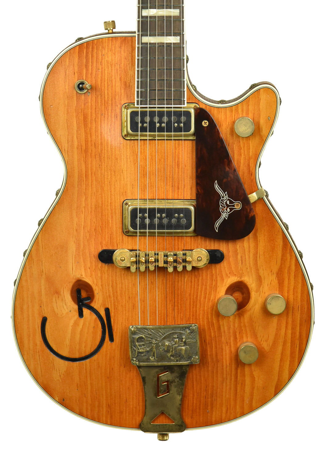 Gretsch Custom Shop G6130-CS Knotty Pine Roundup Relic by Stephen Stern UC20092034 - The Music Gallery