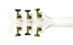 Gretsch G6136TG Players Edition Falcon Hollow Body in White JT22062537 - The Music Gallery