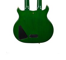 Used 1999 Hamer Artist Double Neck Semi Hollow - 1 of a Kind - in Trans Emerald Green 949476 - The Music Gallery