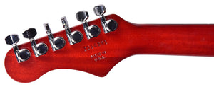 Harmony Comet Semi-Hollow Electric Guitar in Transparent Red 2210291 - The Music Gallery