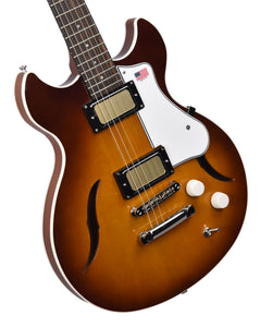 Harmony Comet Semi-Hollow Electric Guitar in Sunburst 2210283 - The Music Gallery