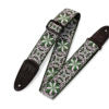 Levy's 2 Inch 60's Hootenanny Jacquard Weave Guitar Strap - The Music Gallery