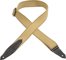 Levy's Tan 2" cotton Guitar Strap - The Music Gallery