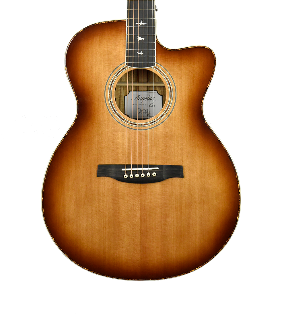 PRS SE Angelus A40E Acoustic-Electric Guitar in Tobacco Sunburst CTCF14068 - The Music Gallery