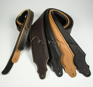 Franklin 3" Padded Glove Leather Guitar Strap - The Music Gallery