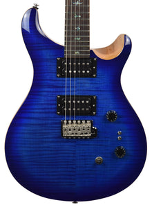 PRS 35th Anniversary SE Custom 24 in Faded Blue Burst CTIC22620 - The Music Gallery