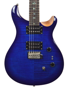 PRS 35th Anniversary SE Custom 24 in Faded Blue Burst CTIC22797 - The Music Gallery