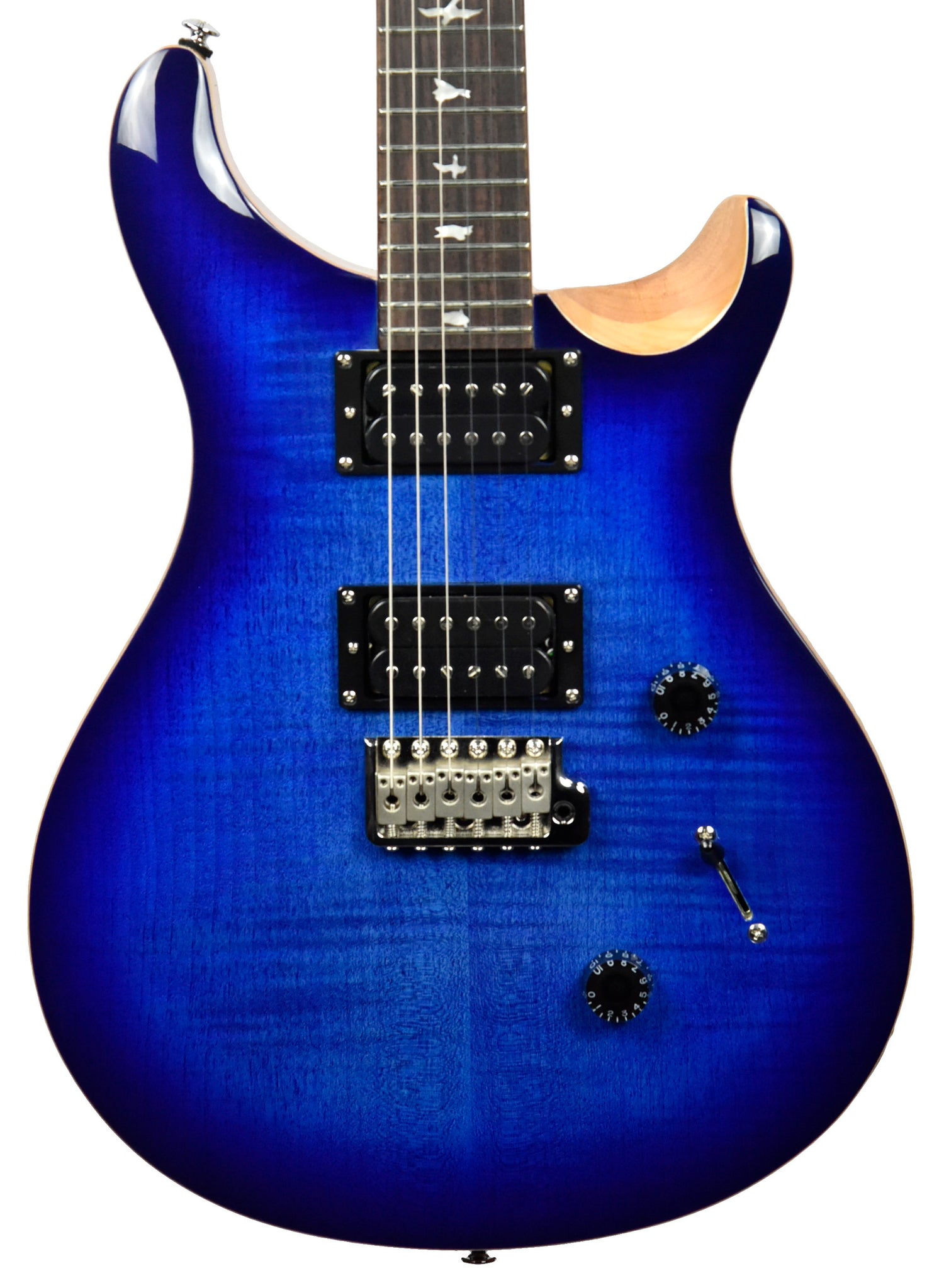 PRS SE Custom 24 Electric Guitar in Faded Blue Burst CTID46013