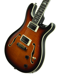 PRS SE Hollowbody II Electric Guitar in Tri-Color Sunburst D02322 - The Music Gallery