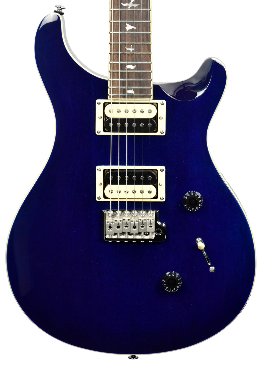 PRS SE Standard 24 Electric Guitar in Translucent Blue CTID73045 - The Music Gallery