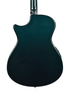 Rainsong BI-25Y Anniversary Edition Acoustic-Electric Guitar in Black Ice w/Blue Hawaii Tint 20726