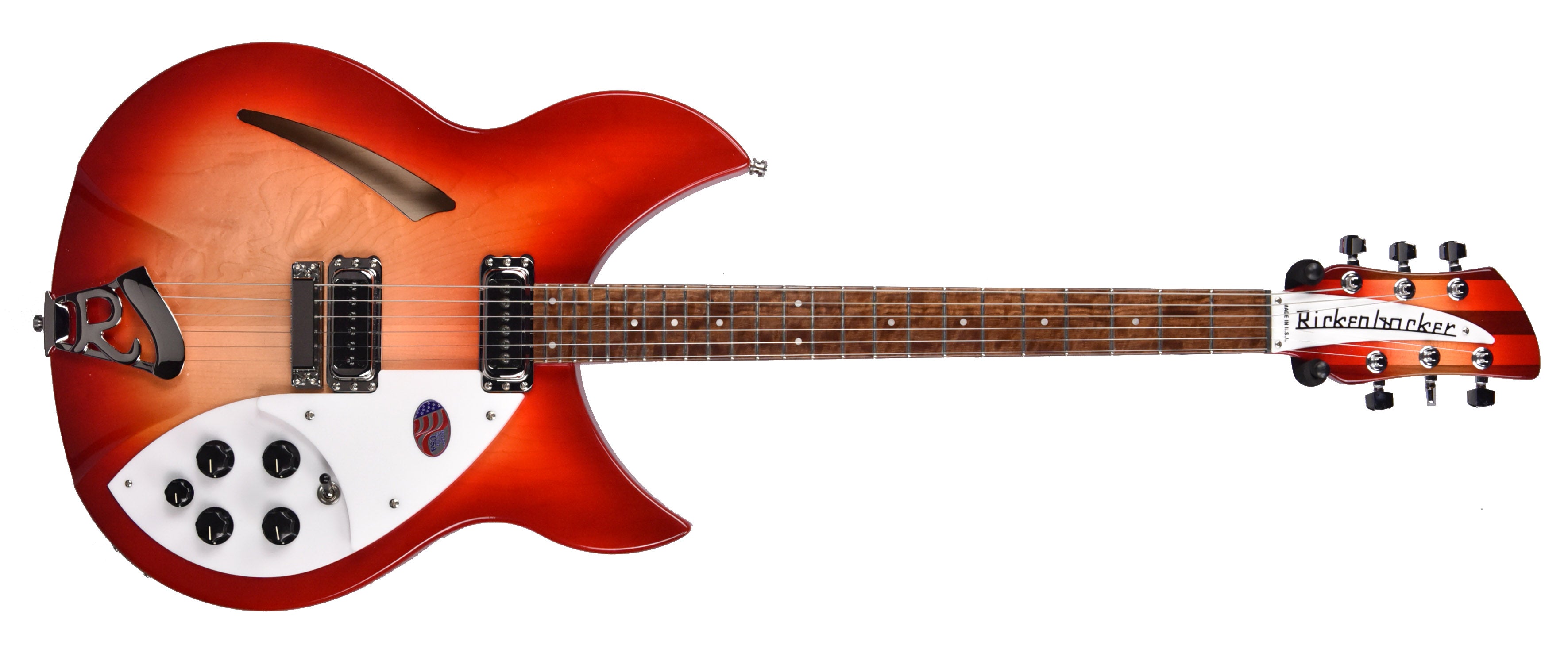 Rickenbacker 330 Thinline Semi-Hollow Electric Guitar in Fireglo 