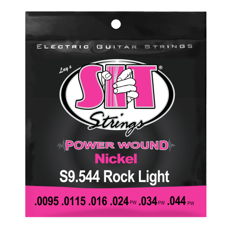 SIT Power Wound Nickel S9.544 Rock Light .0095-.044 Electric Guitar Strings - The Music Gallery