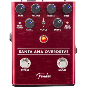 Fender® Santa Ana Overdrive Pedal for Electric Guitar CHNF18016547 - The Music Gallery