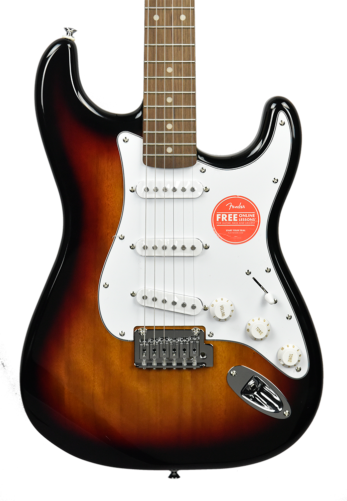 Squier Affinity Series Stratocaster in 3 Color Sunburst CSSG21023269