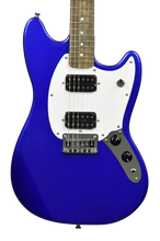 Squier Bullet Mustang HH Electric Guitar in Imperial Blue ICSA22000573 - The Music Gallery