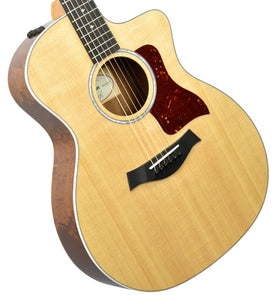 Taylor 214ce-QS Deluxe Limited Acoustic-Electric Guitar in Natural 2201262038 - The Music Gallery