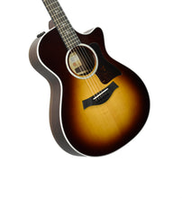 Taylor 412ce-R Acoustic-Electric Guitar in Tobacco Sunburst 1201183069 - The Music Gallery