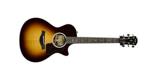 Taylor 412ce-R Acoustic-Electric Guitar in Tobacco Sunburst 1201183069 - The Music Gallery