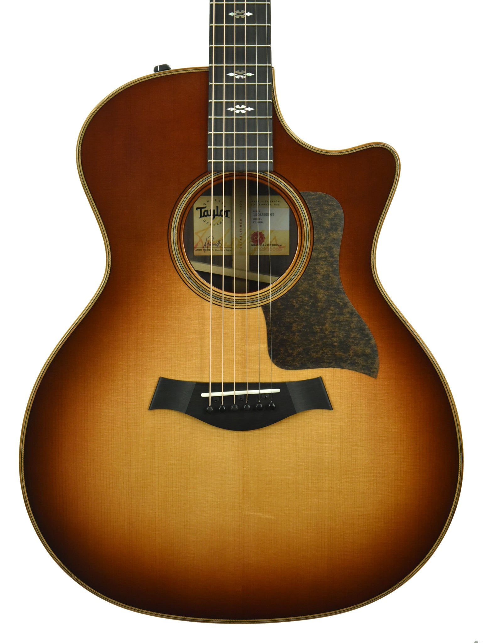 Taylor 714ce WSB Acoustic Guitar in Western Sunburst 1202280063 The Music  Gallery
