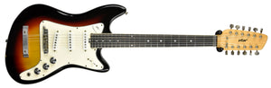 Used 1968 Vox V230 Tempest XII 12 String Electric Guitar in Sunburst 256261 - The Music Gallery
