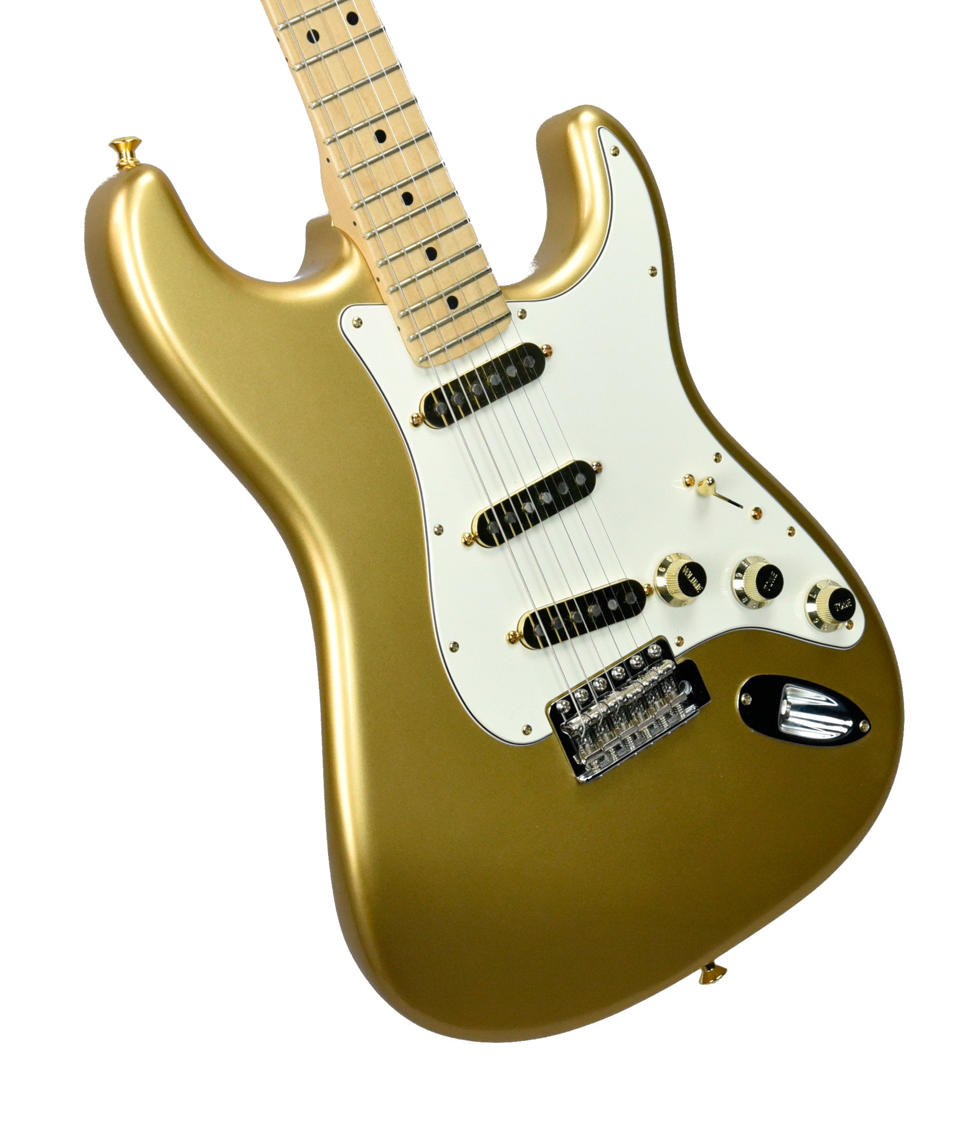 Used 2017 Fender American Special Stratocaster in Aztec Gold w 