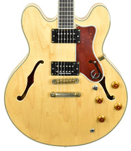 Used 1998 Epiphone Sheraton Semi-Hollow Electric Guitar in Natural S98081042 - The Music Gallery