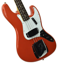 Used 2004 Fender CIJ 62 Jazz Bass in Fiesta Red R059197 - The Music Gallery