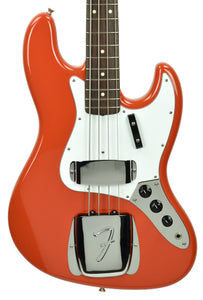 Used 2004 Fender CIJ 62 Jazz Bass in Fiesta Red R059197 - The Music Gallery