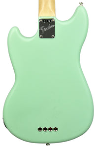 Used 2018 Fender American Performer Mustang Bass in Satin Surf Green US18093598