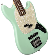 Used 2018 Fender American Performer Mustang Bass in Satin Surf Green US18093598