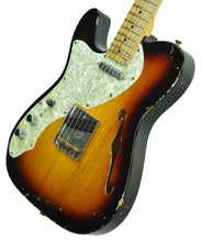 Used 2011 Fender Custom Shop Thinline Telecaster Relic Lefty Strung Righty R6301 - The Music Gallery