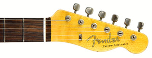 Used Fender Custom Shop 60 Telecaster Relic Three Tone Sunburst R87432 - The Music Gallery
