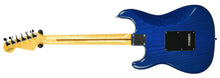 Used Fender Custom Shop Custom Deluxe Stratocaster in Sapphire Blue Trans R61895 - The Music Gallery