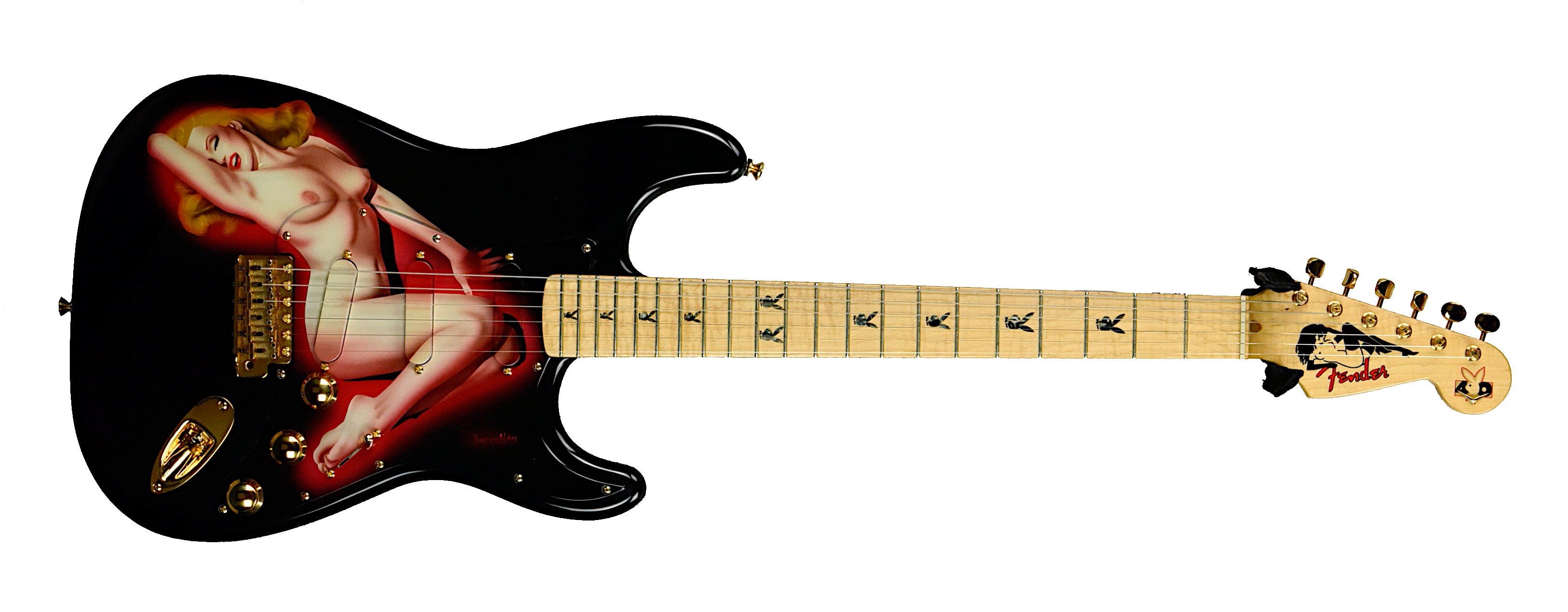 Used 1993 Fender Custom Shop 40th Anniversary Playboy Marilyn Monroe  Stratocaster 21 of 175 | The Music Gallery