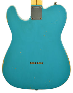 Used Fender Custom Shop Masterbuilt 55 Telecaster Relic Dale Wilson in Taos Turquoise R58748 - The Music Gallery