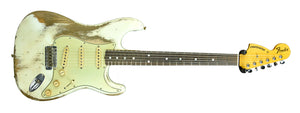 Used Fender Custom Shop Masterbuilt 69 Stratocaster Relic Jason Smith Olympic White R91661 - The Music Gallery