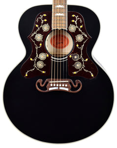 Used 2019 Gibson SJ-200 Ebony Double-Pickguards Acoustic-Electric 12479035