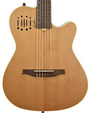 Used Godin Multiac Nylon Encore Natural SG with Gig Bag 19052248 - The Music Gallery