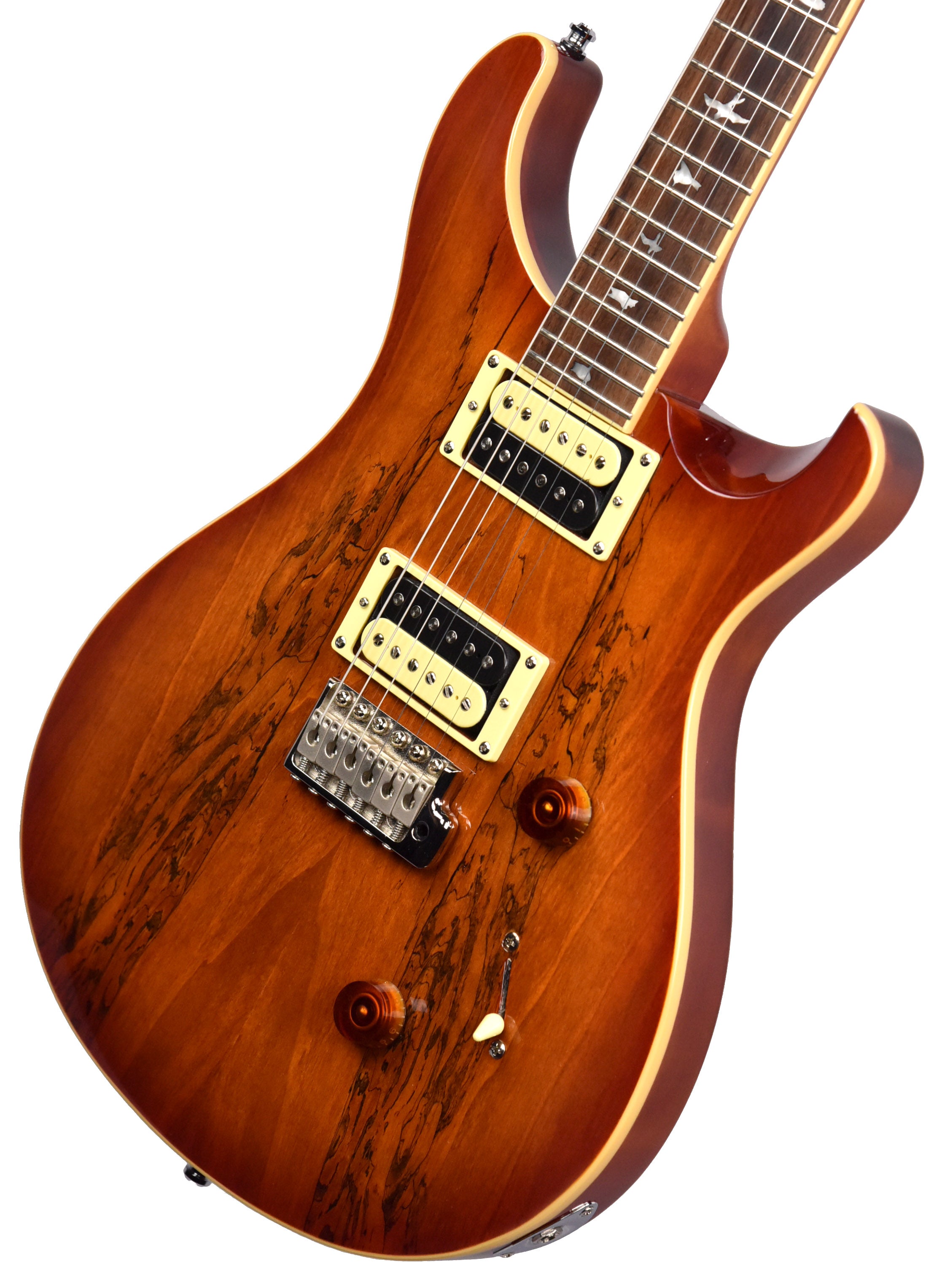 Used PRS SE Custom 24 Spalted Maple in Vintage Sunburst A03682