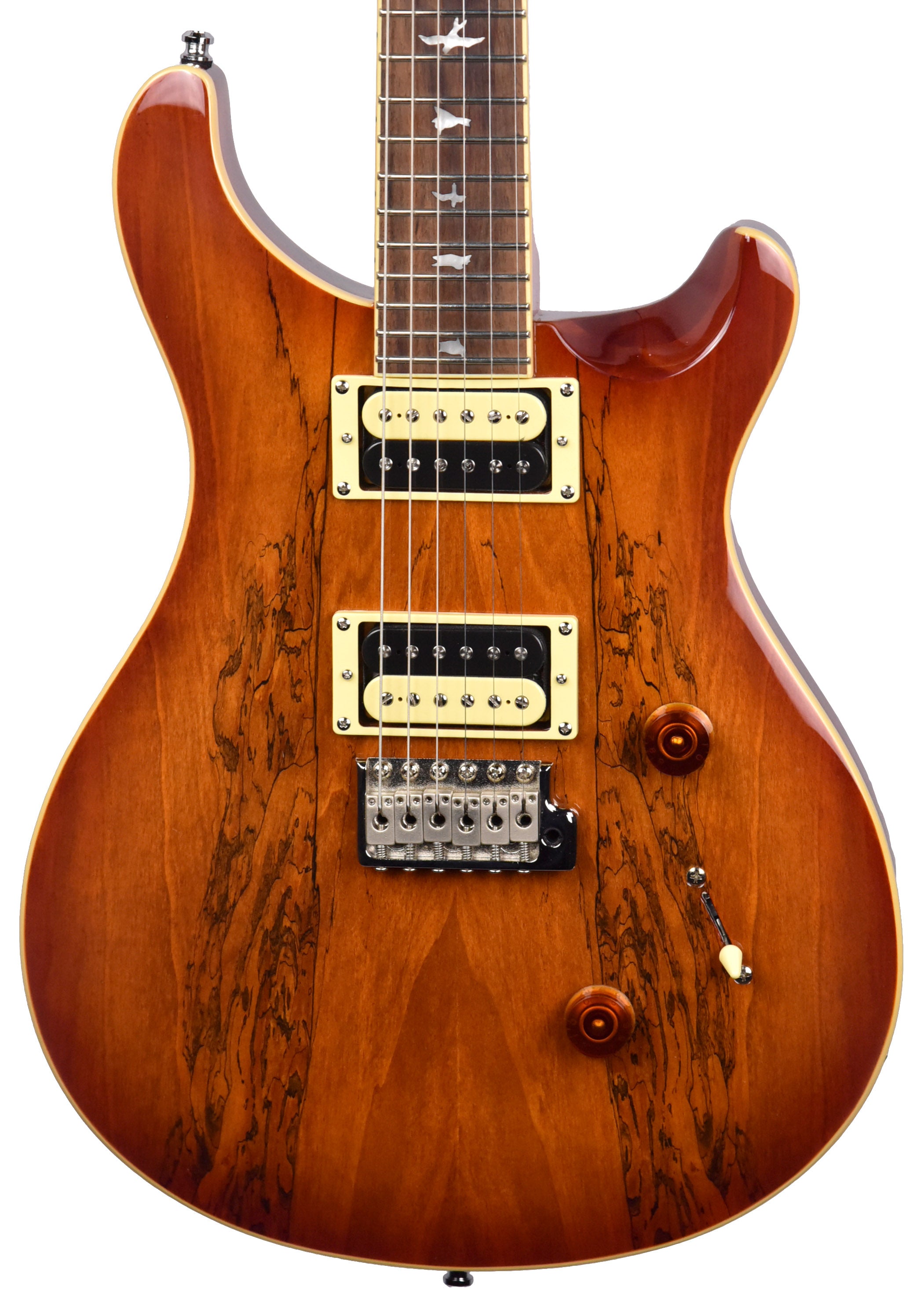 Used PRS SE Custom 24 Spalted Maple in Vintage Sunburst A03682