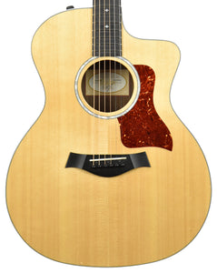 Used 2018 Taylor 214ce Deluxe Acoustic-Electric Guitar in Natural 2105178330 - The Music Gallery