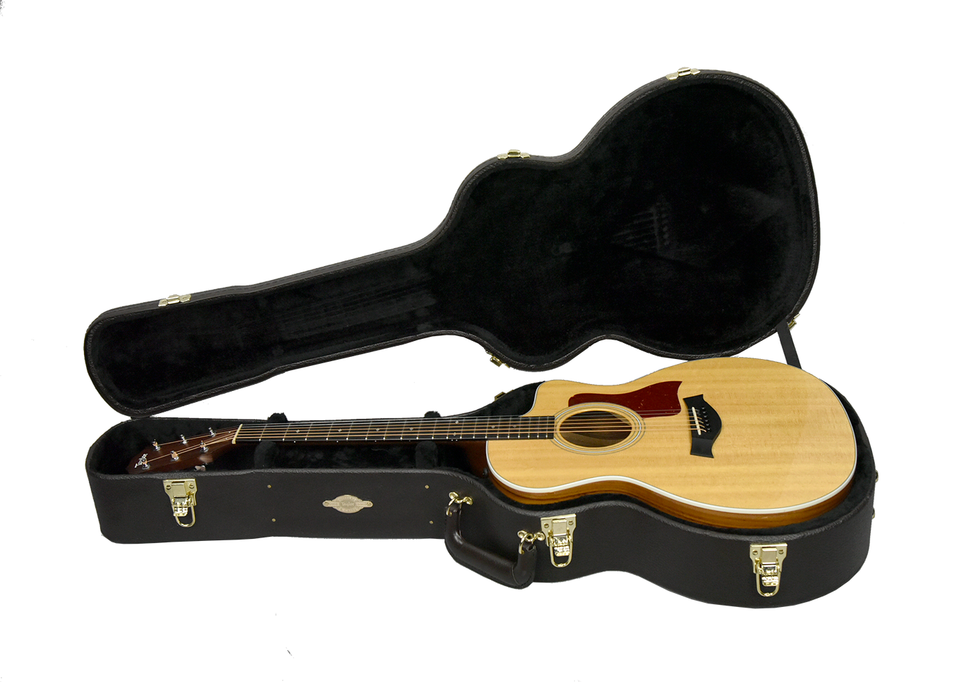 Used 2015 Taylor 214ce Deluxe Acoustic-Electric Guitar in Natural